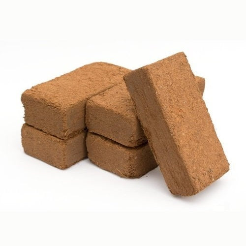 Cocopeat 500 gm Compressed Block - Expands over 4 liters of Powder | Hydroponic Plants, Kitchen Gardening, Terrace Gardening for Indoor Plants and Outdoor Plants