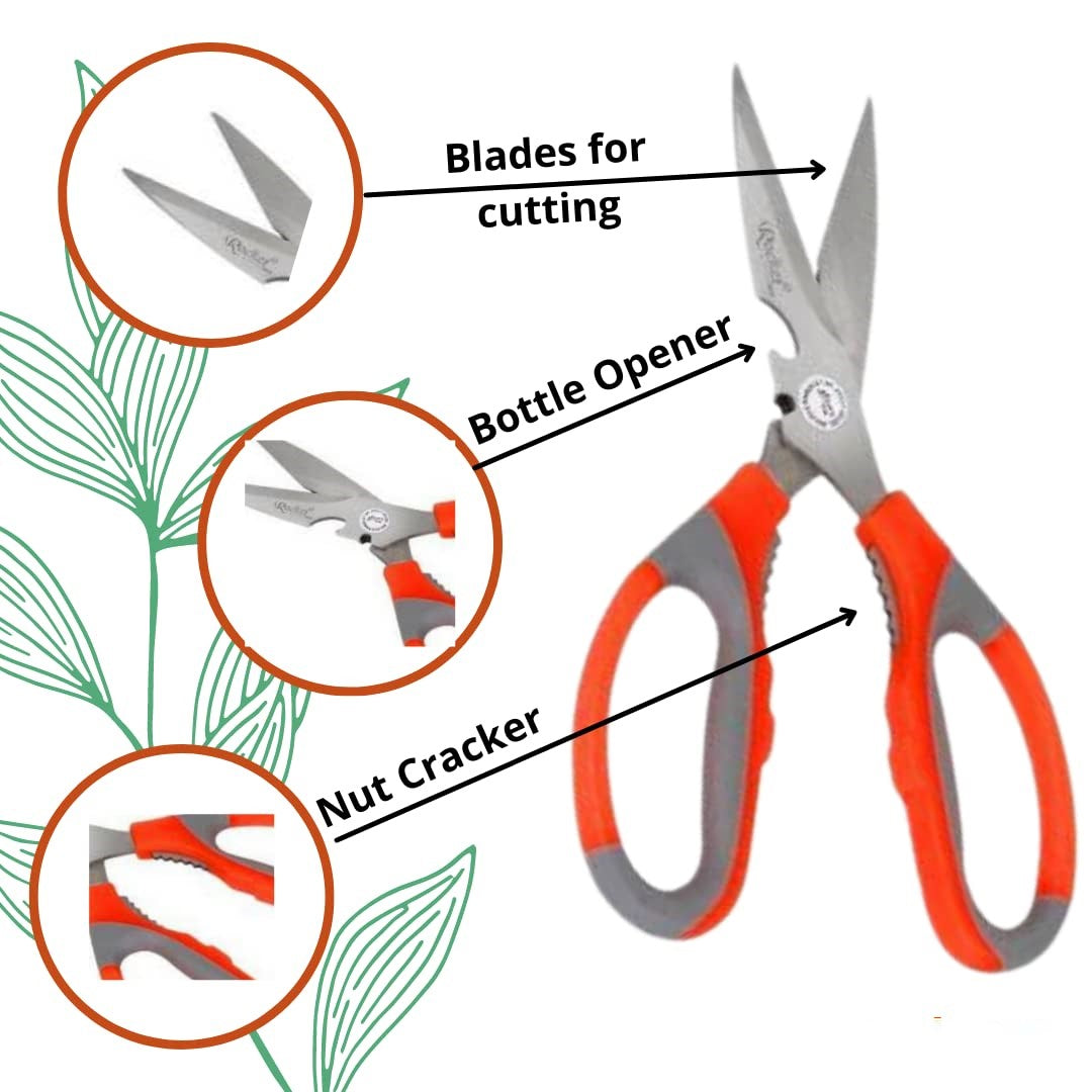 Premium Tool Set of Plant Cutter, Double Roll Cut & Gloves