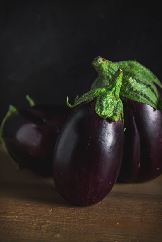 1000 Baingan Egg plant, (Brinjal Black Beauty) Seeds