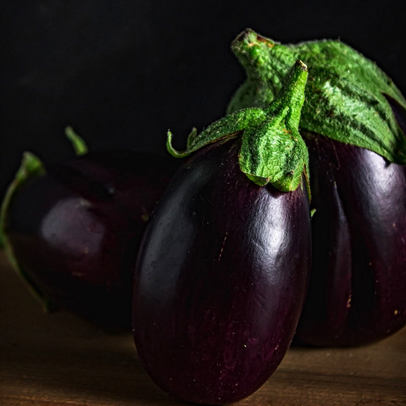 1000 Baingan Egg plant, (Brinjal Black Beauty) Seeds