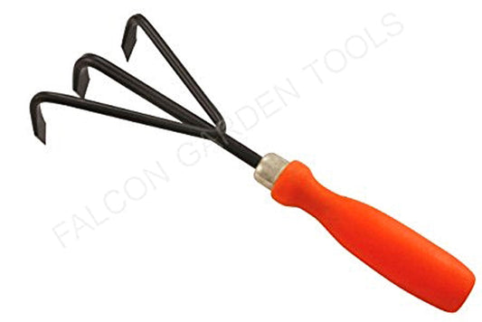 Hand Cultivator for Garden (Plastic Handle)