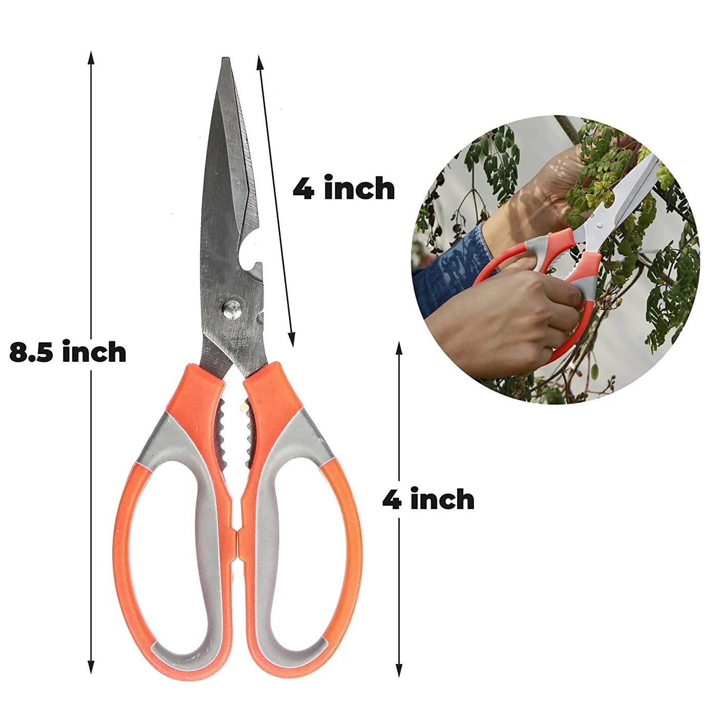 Wooden Durable Gardening Tool Set (7 pieces)  inclusive of Scissors and Gloves