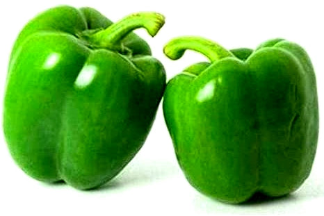 Premium Hybrid Green Capsicum Seeds (50 Seeds) with Instruction Sheet