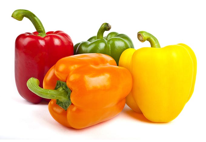 Premium Seeds of Green, Red, Yellow & Orange Capsicum (120 Seeds)